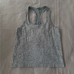 Lululemon Swiftly Tech Tank Top Waist Length in Grey size 6